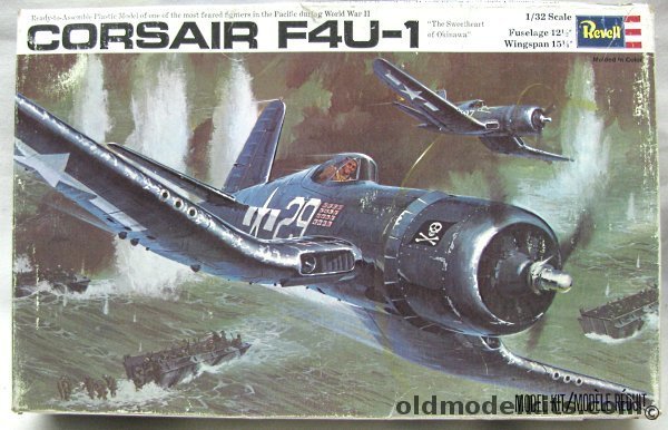 Revell 1/32 F4U-1 Corsair - (F4U1), H278 plastic model kit